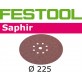 FESTOOL Saphir šlifavimo popierius P36 225 mm (25 vnt.) FESTOOL Saphir šlifavimo popierius P36 225 mm (25 vnt.)